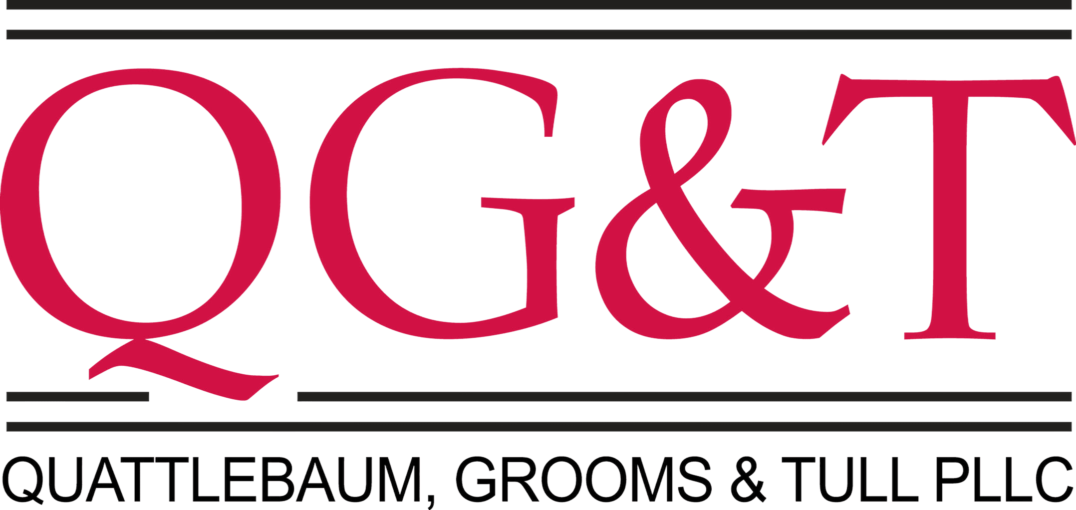 Logo with large red letters 